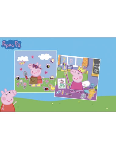 Peppa Pig - Reusable Sticker: Dress up