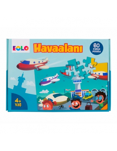 EOLO 60 Parça Puzzle - Havalimanı