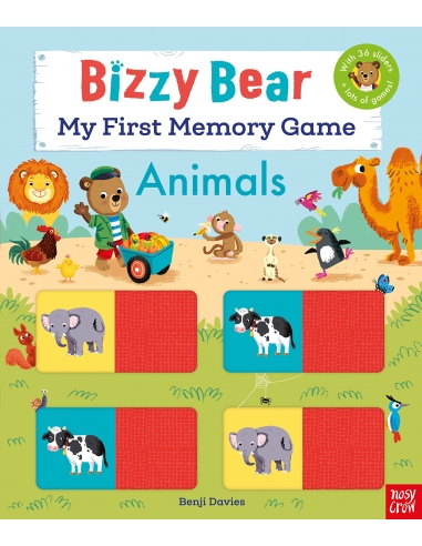 Bizzy Bear: My First Memory Game Book Animals