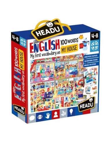 Headu Easy English 100 Words My House (4-8 Yaş)