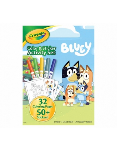 Bluey Color and Sticker Activity Set with Markers