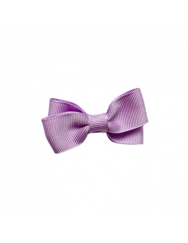 Grosgrain Fiyonk Klips - Lila